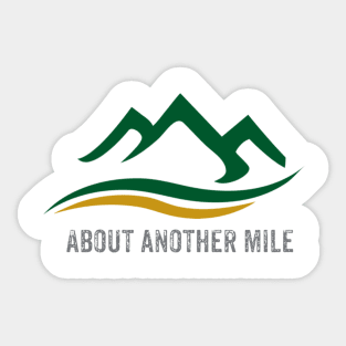 Funny Vintage Hiking for Adventure Sticker